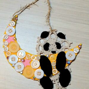 Panda on the moon 2, 2025